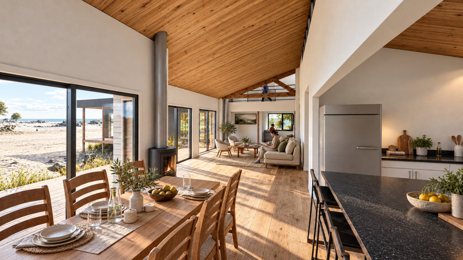 Vivienda Valdebenito, visualización 3D, vista 2