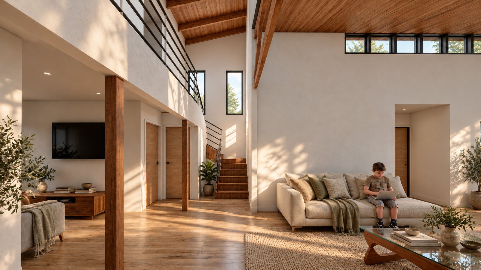 Vivienda Valdebenito, visualización 3D, vista 5