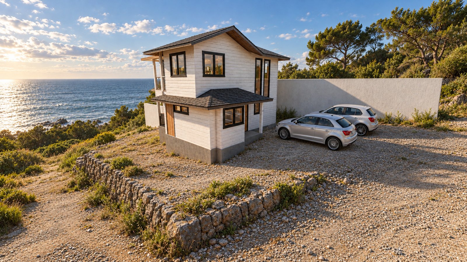 Vivienda Venegas, visualización 3D, vista 1